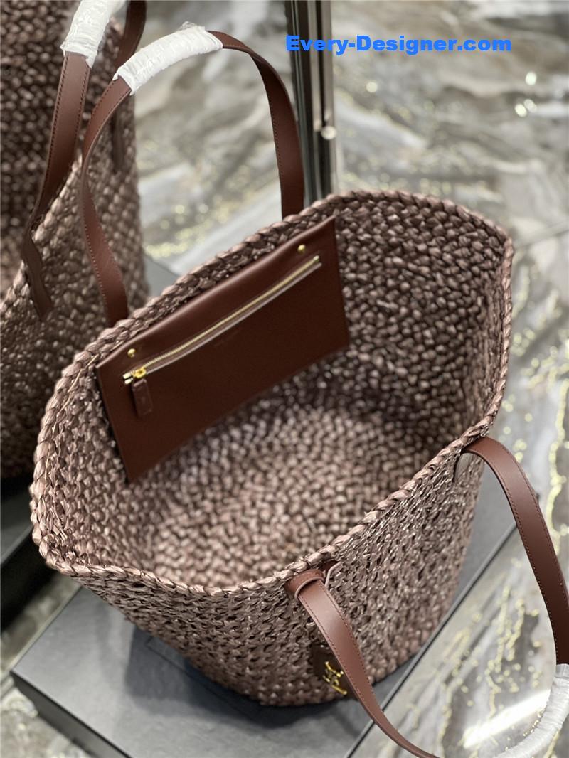 Y51 panier raffia tote bag