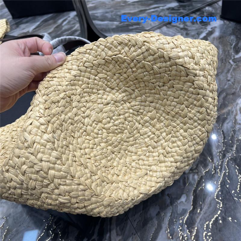 Y51 panier raffia tote bag