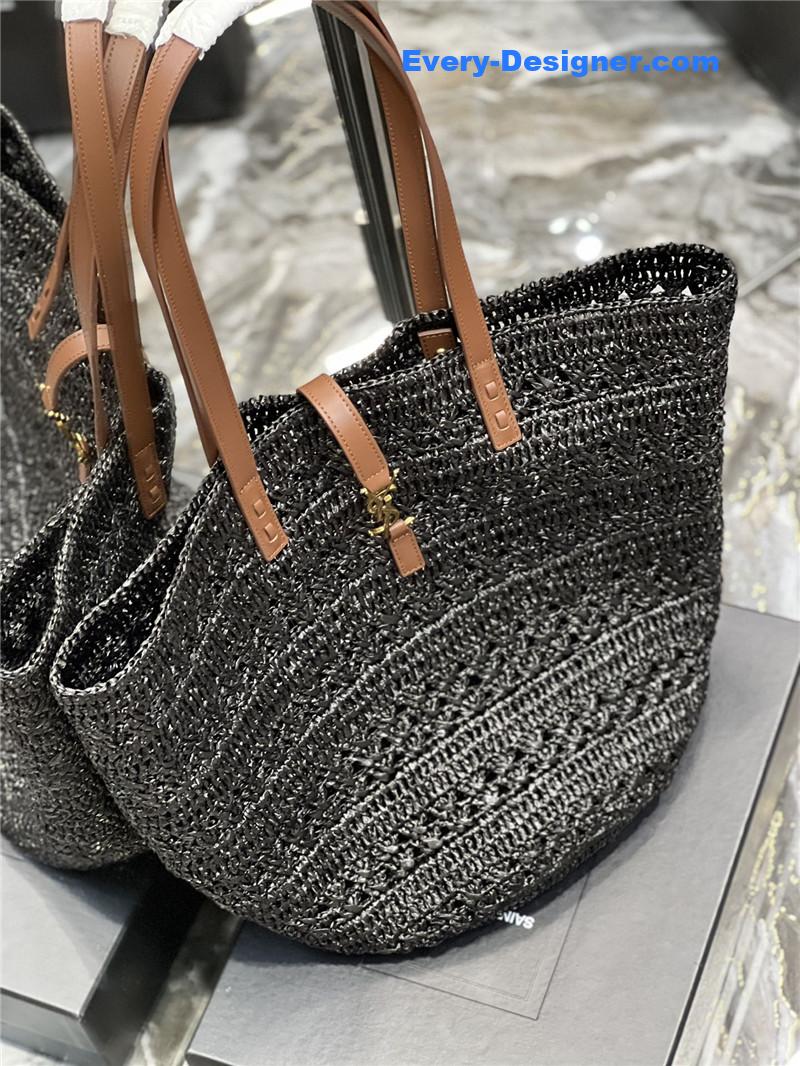 Y51 panier raffia tote bag