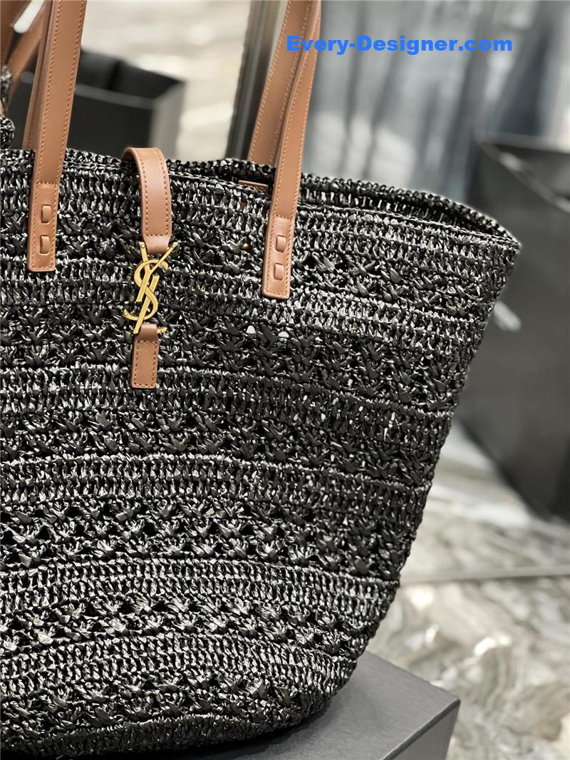 Y51 panier raffia tote bag