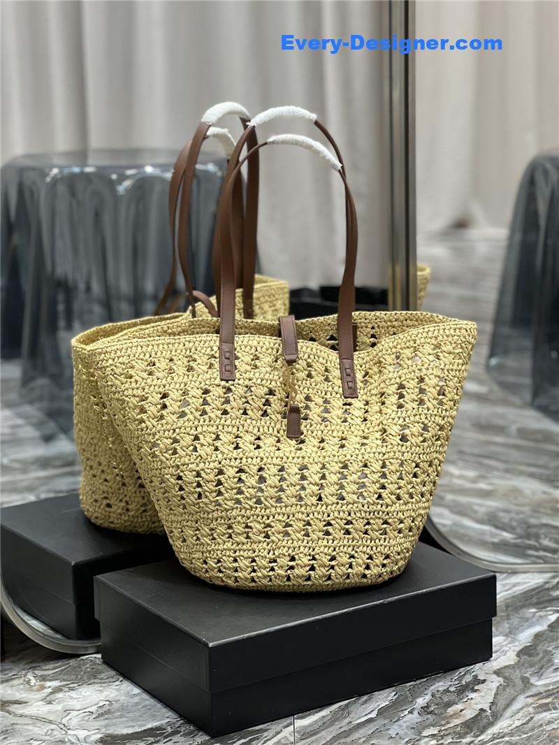 Y51 panier raffia tote bag