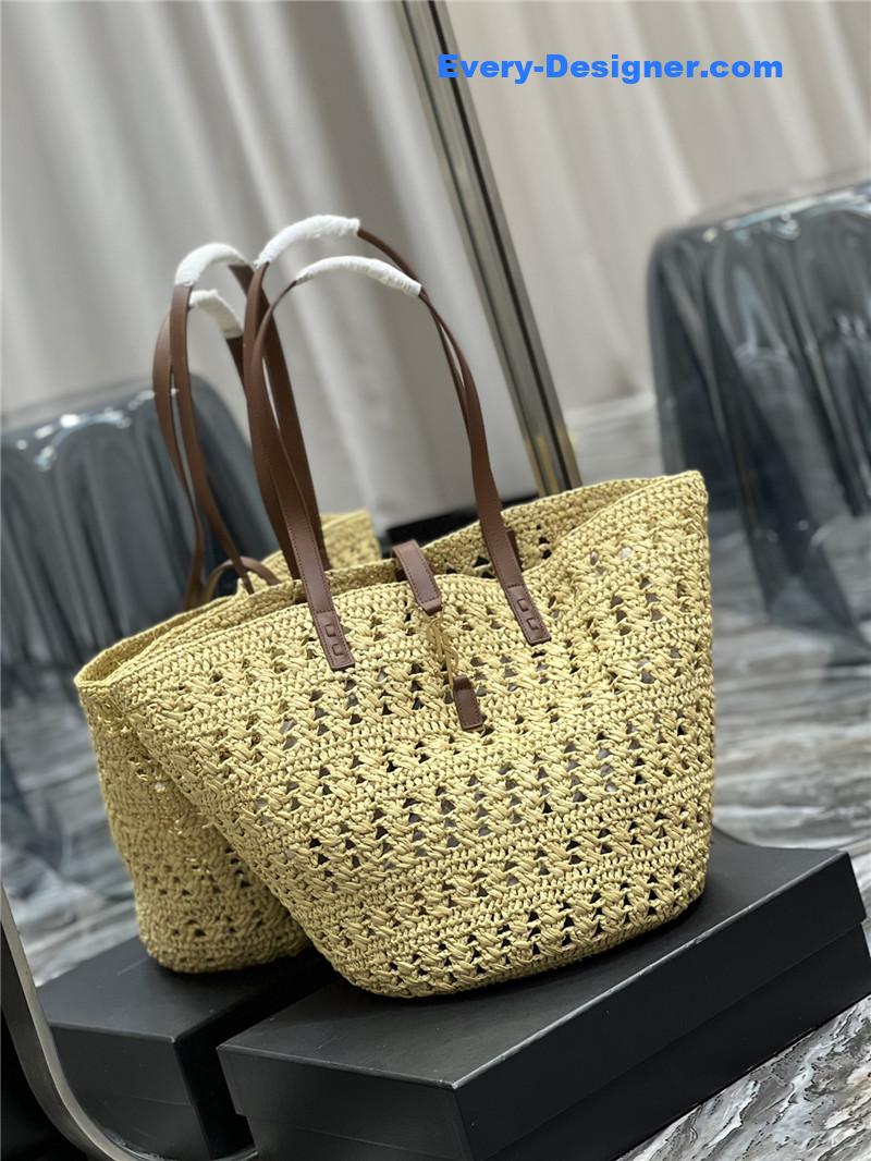 Y51 panier raffia tote bag