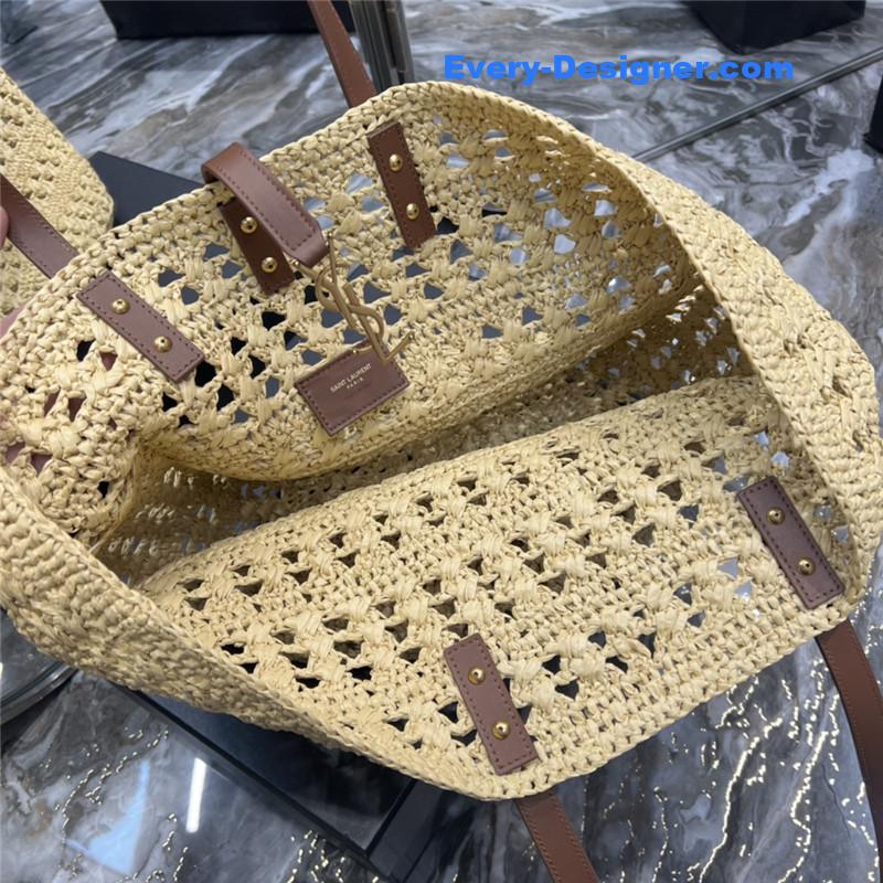 Y51 panier raffia tote bag