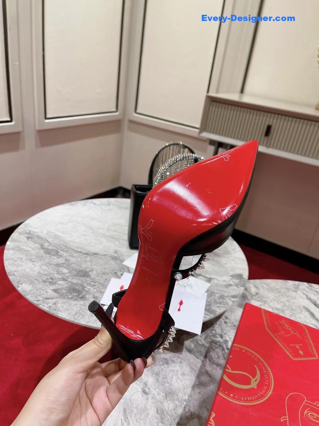 Chr1st1an louboutin lace stud sandals