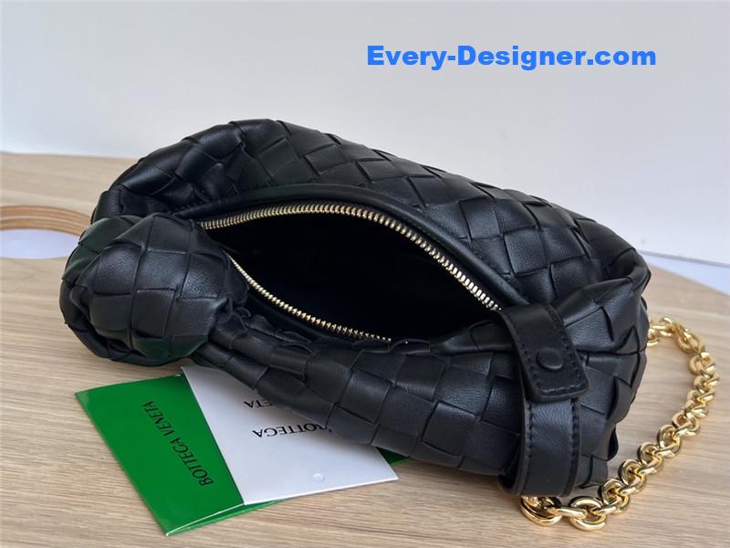 b0tt*ga Ven*ta jodie with chain bag black