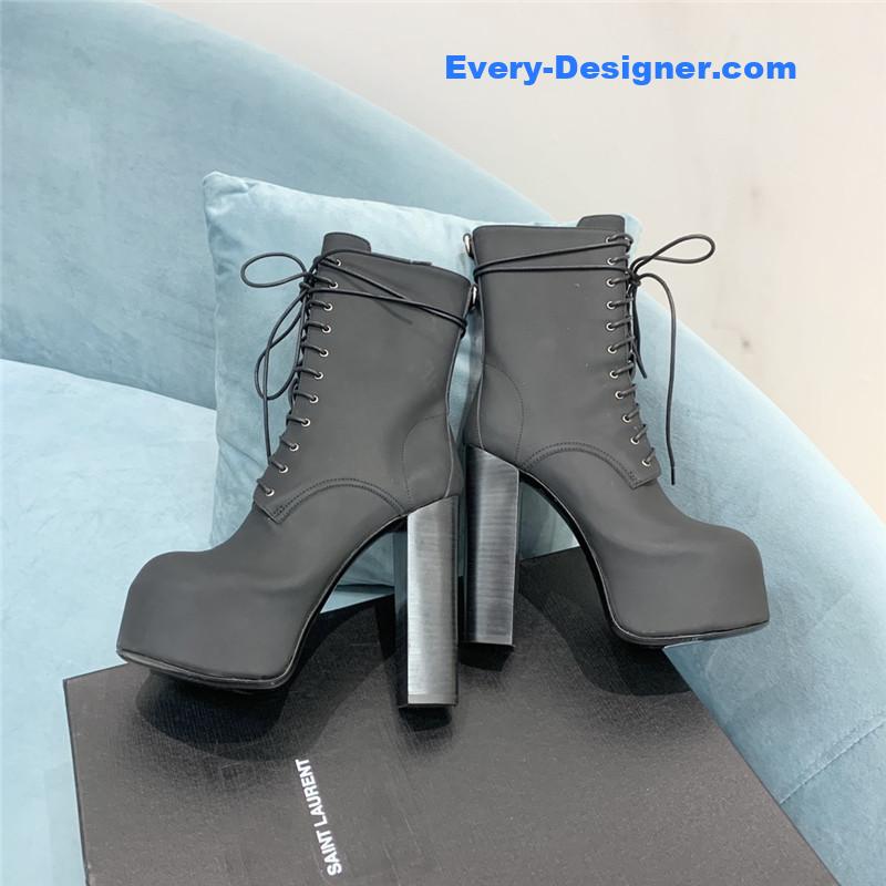 Y51 thick sole waterproof platform boots