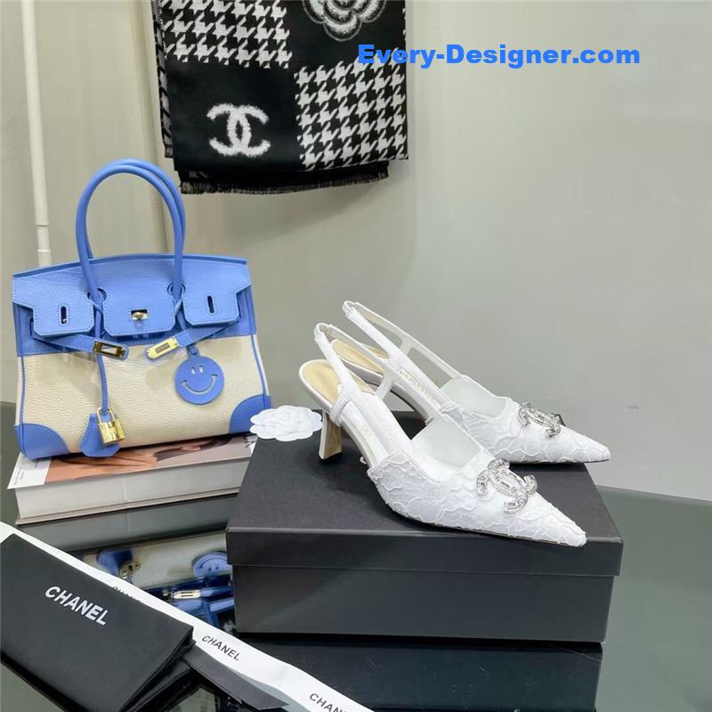 cc pearl double c pendant D1am0nd shoes