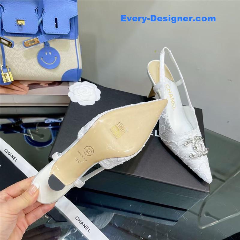 cc pearl double c pendant D1am0nd shoes