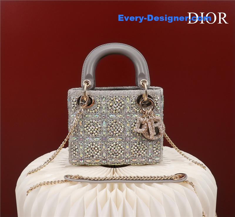 mini lady D10r beaded bag
