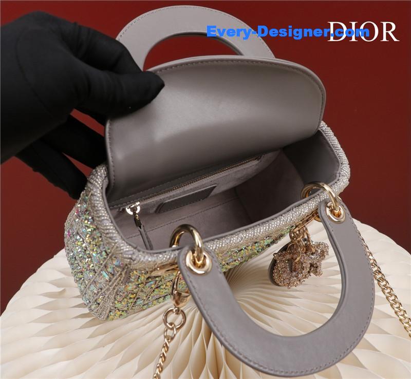 mini lady D10r beaded bag