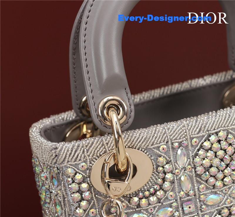 mini lady D10r beaded bag