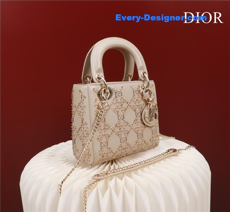 mini lady D10r beaded bag