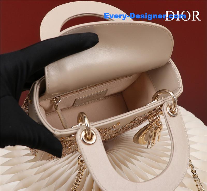 mini lady D10r beaded bag