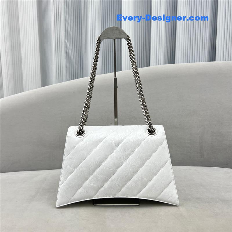 Ba1en*iaga crush bag white