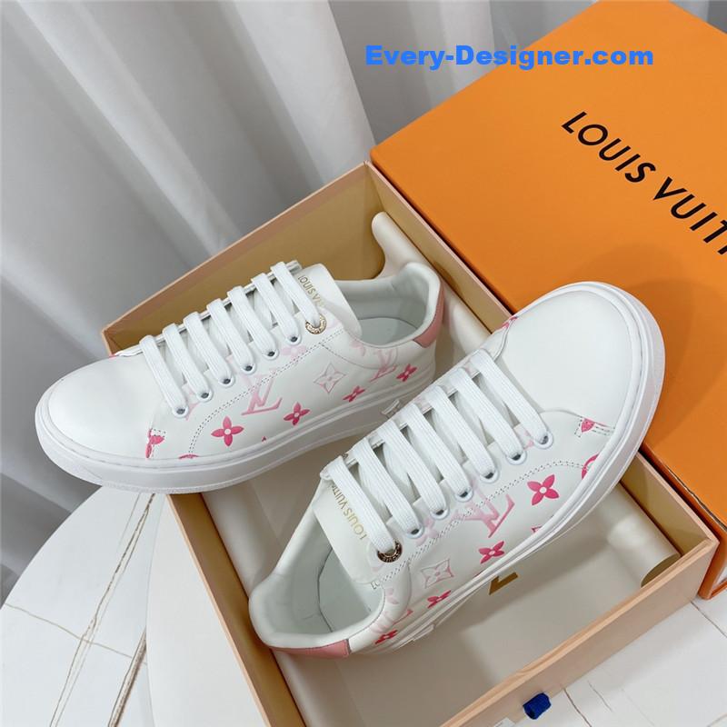 l0vis Vvtt0n lv classic printed white shoes