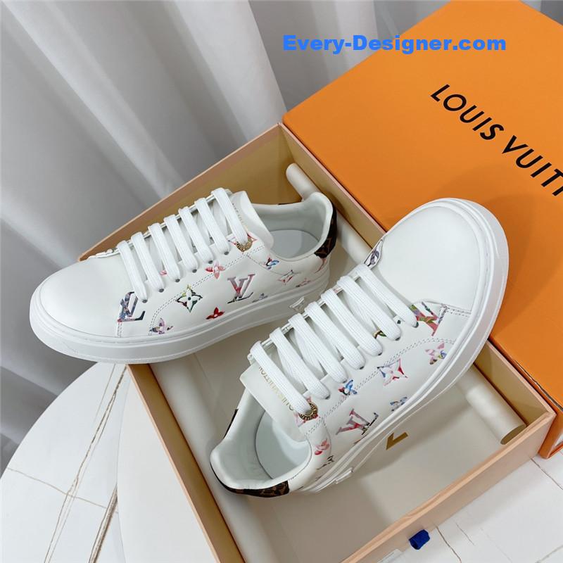 l0vis Vvtt0n lv classic printed white shoes