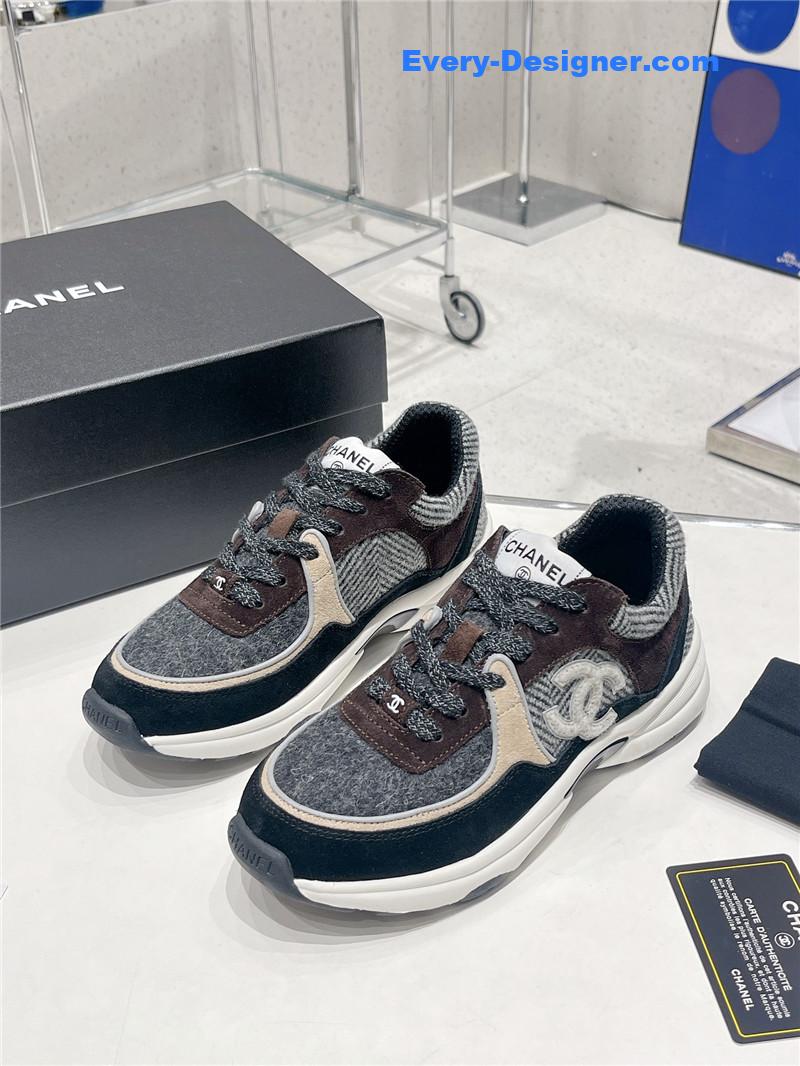 Ch**el logo casual sneakers womens