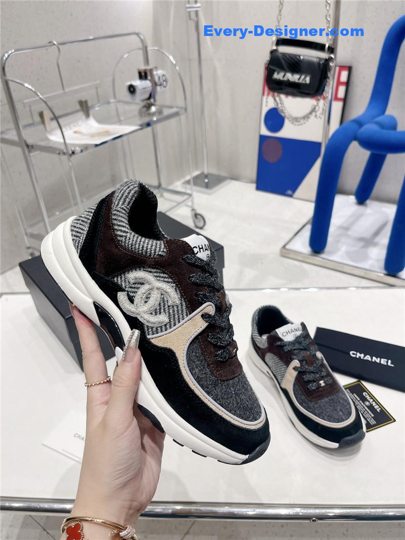 Ch**el logo casual sneakers womens