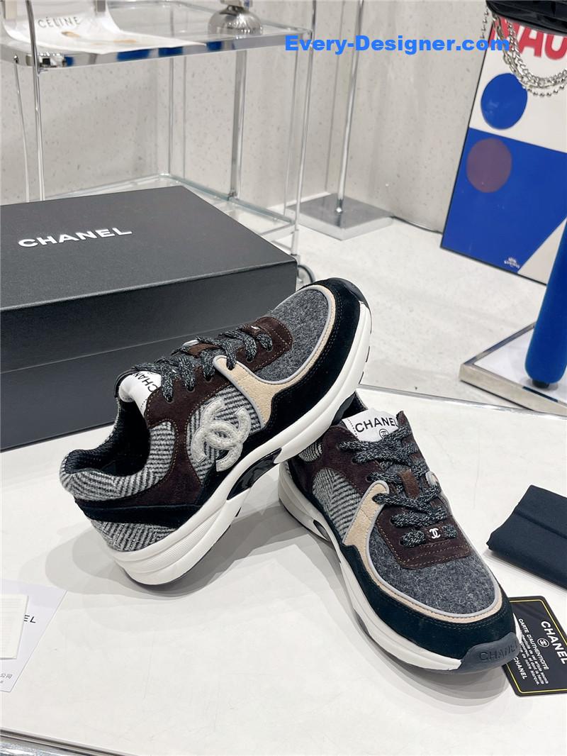 Ch**el logo casual sneakers womens