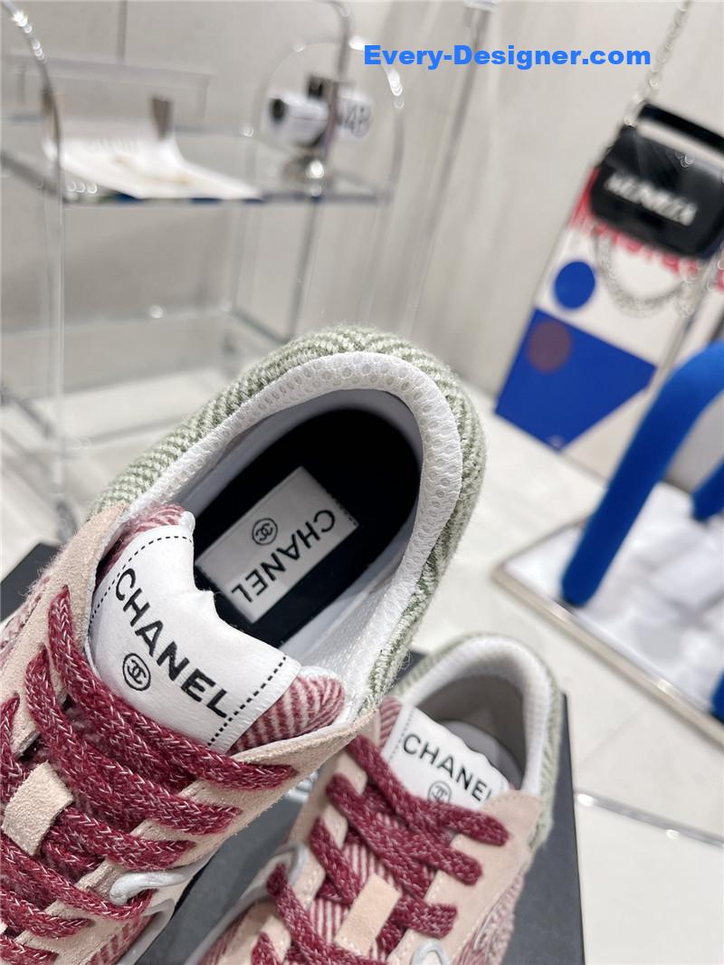 Ch**el logo casual sneakers womens