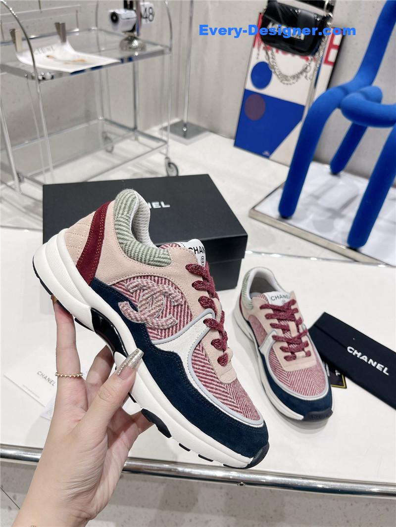 Ch**el logo casual sneakers womens