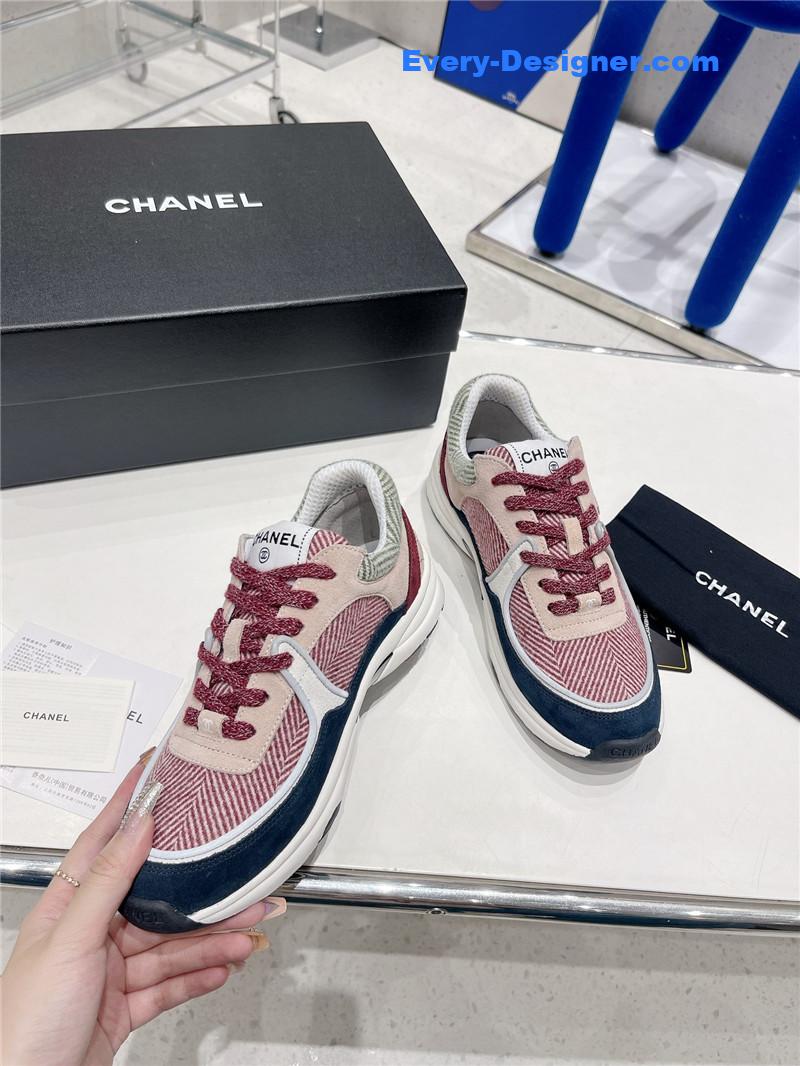 Ch**el logo casual sneakers womens