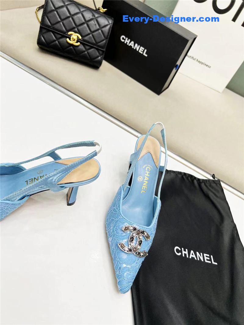 cc pearl double c pendant D1am0nd shoes