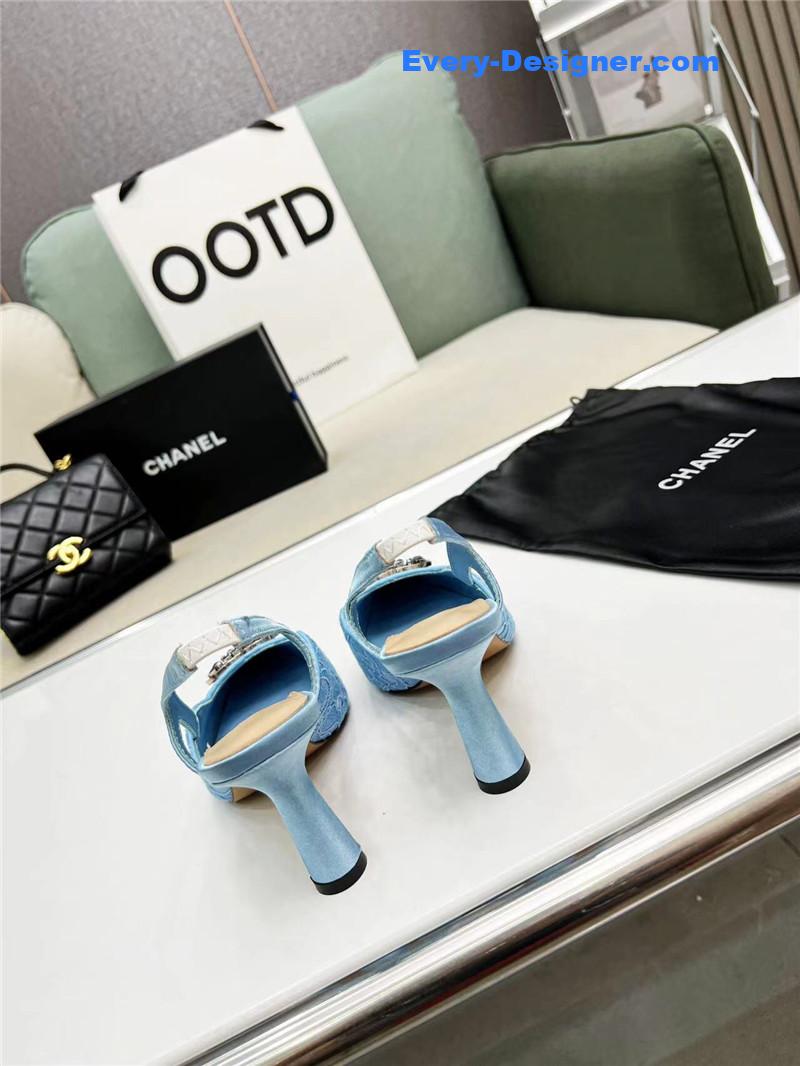 cc pearl double c pendant D1am0nd shoes