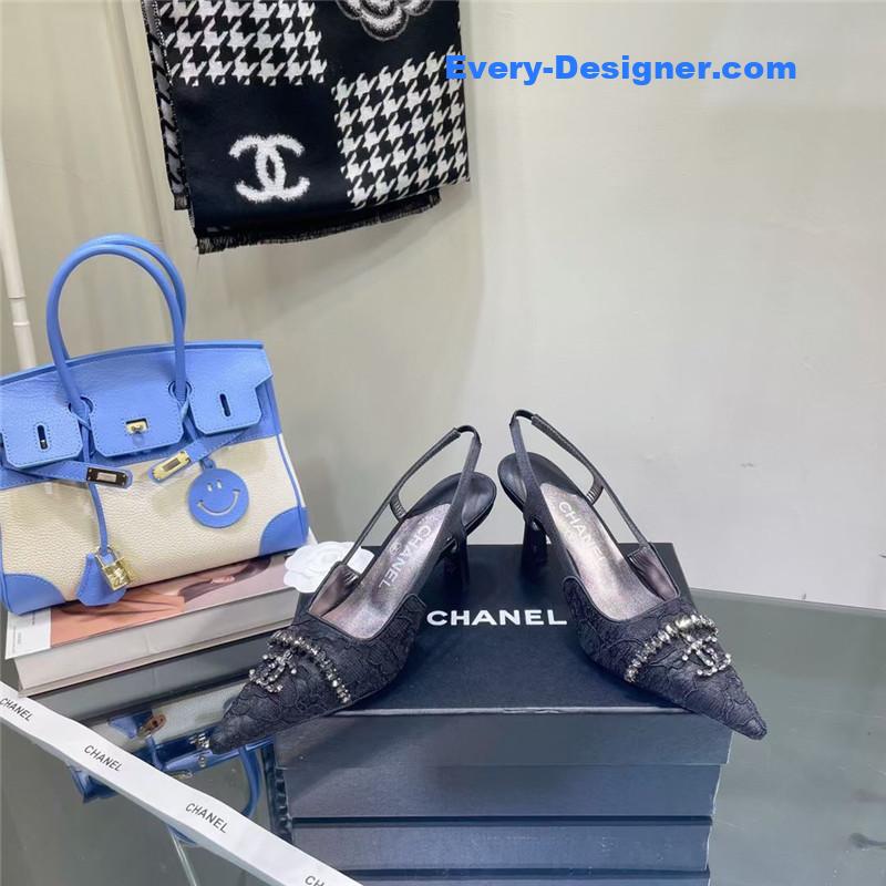 cc pearl double c pendant D1am0nd shoes