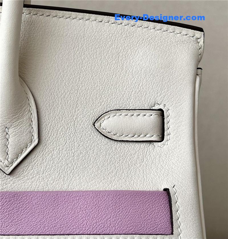 H**me5 birkin 25 swift leather bag