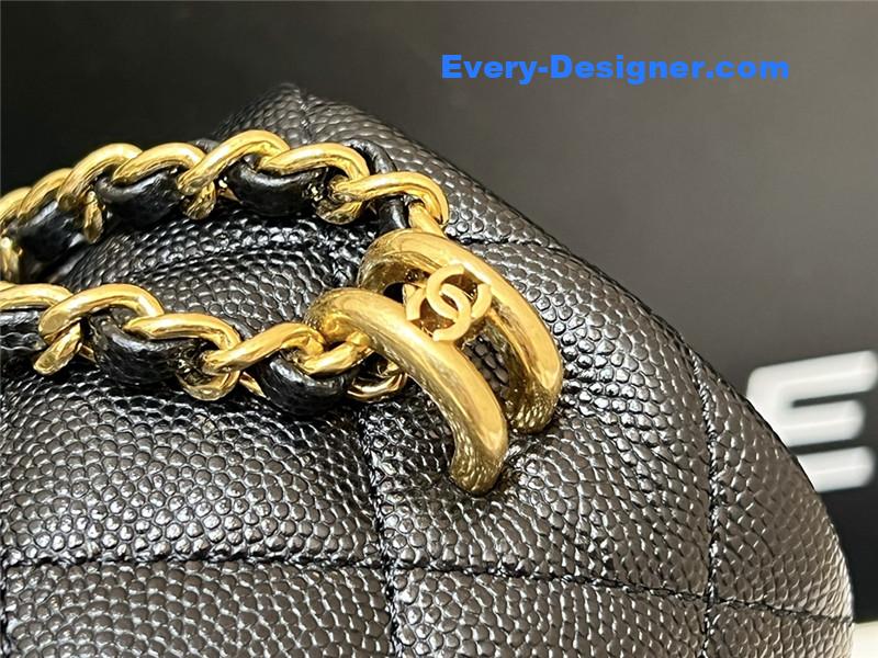 Ch**el leather cf shoulder bag