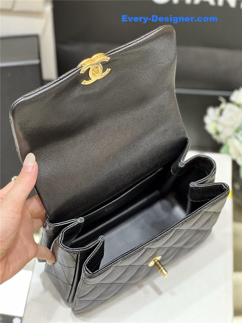 Ch**el leather cf shoulder bag