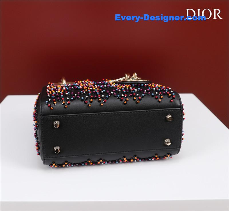 mini lady D10r beaded bag