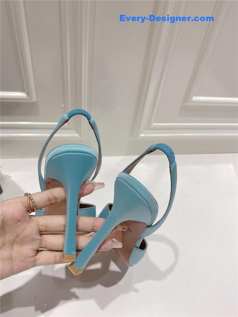 AMINA MUADDI high-end rhinestone original buckle pumps