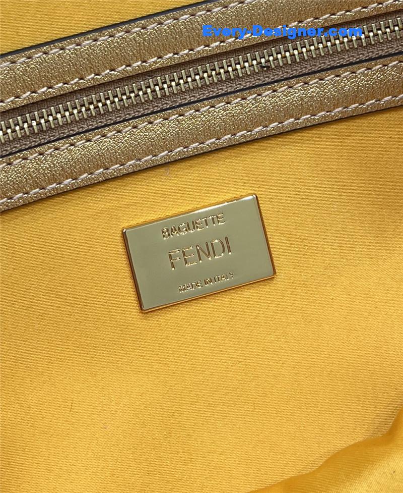 F**di sequin baguette bag