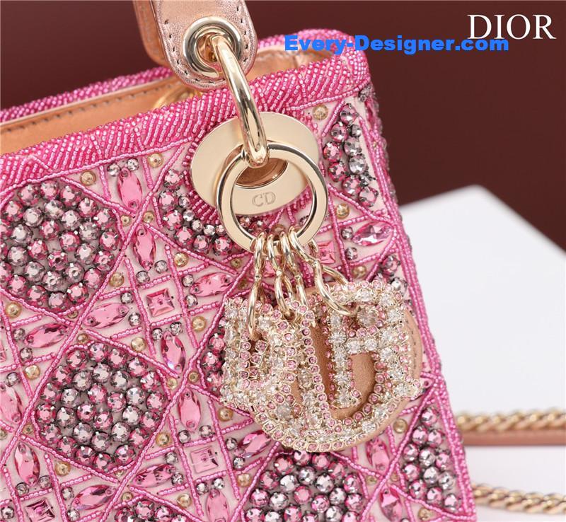 mini lady D10r beaded bag