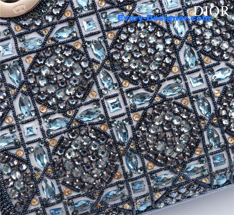 mini lady D10r beaded bag