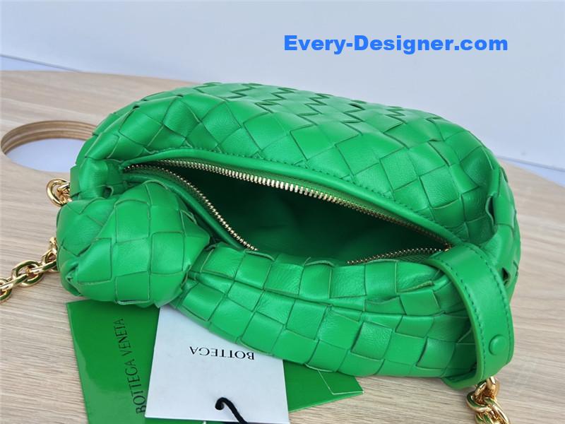 b0tt*ga Ven*ta jodie with chain bag green