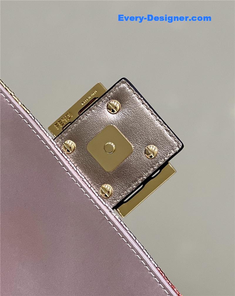 F**di sequin baguette bag