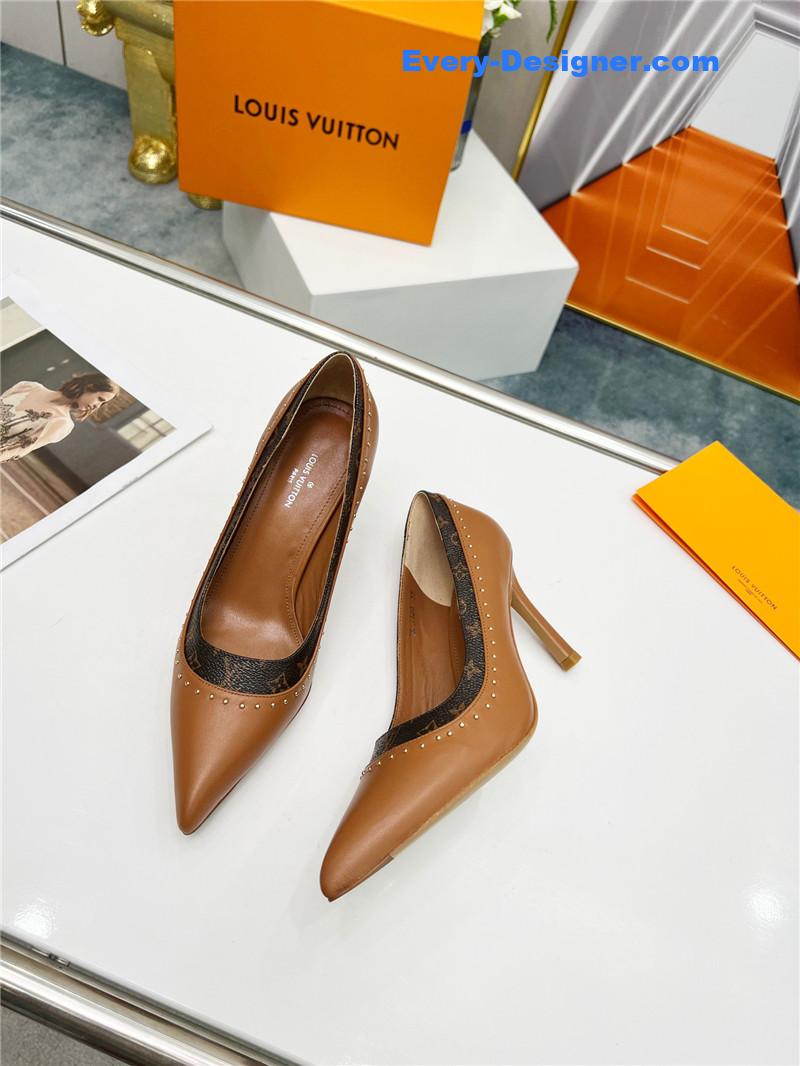 l0vis Vvtt0n lv logo leather shoes