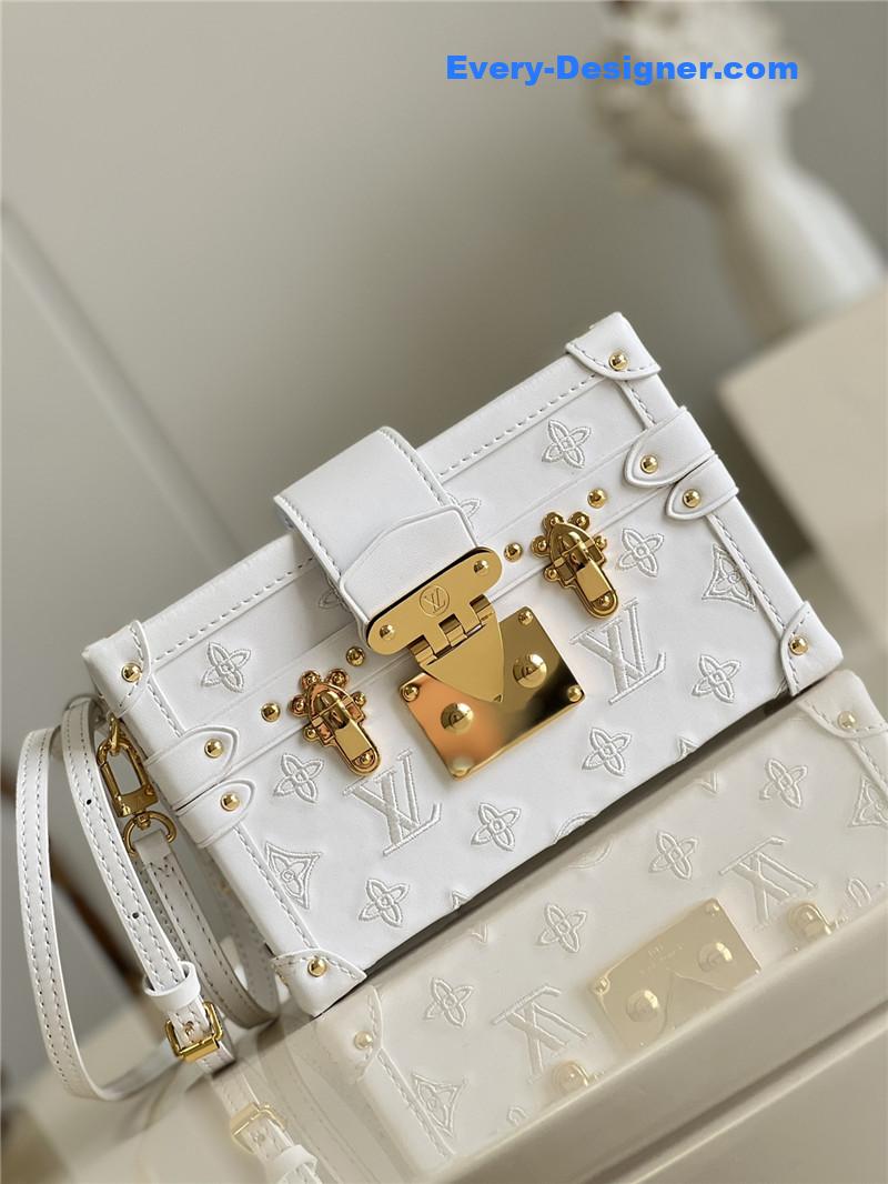 louis vuitton lv petite malle bag white