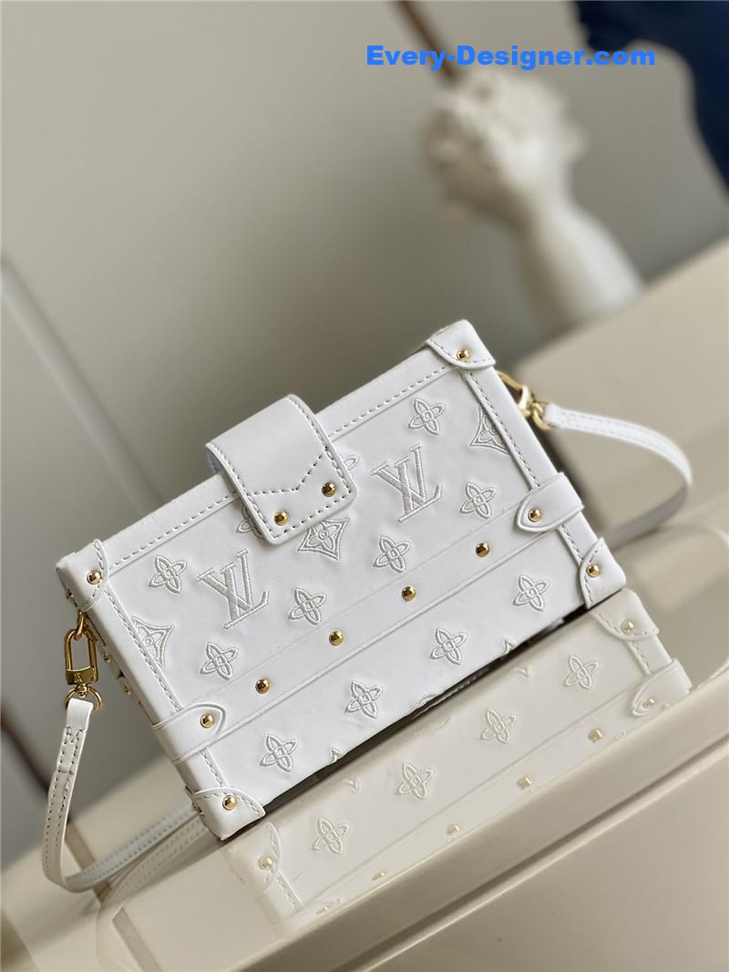 louis vuitton lv petite malle bag white