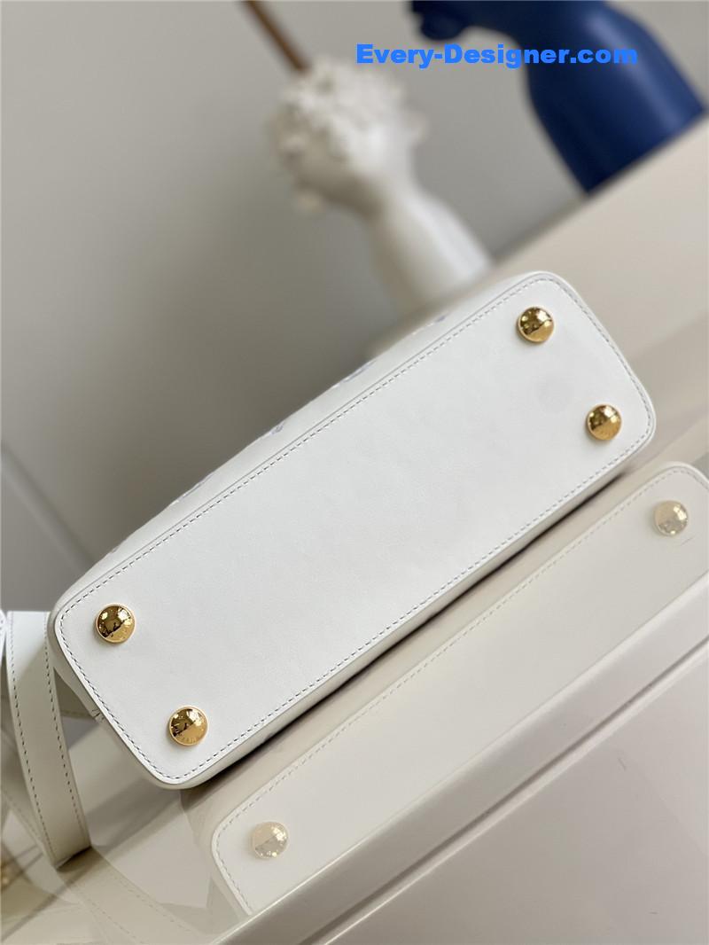 louis vuitton lv  capucines BB embroidery bag