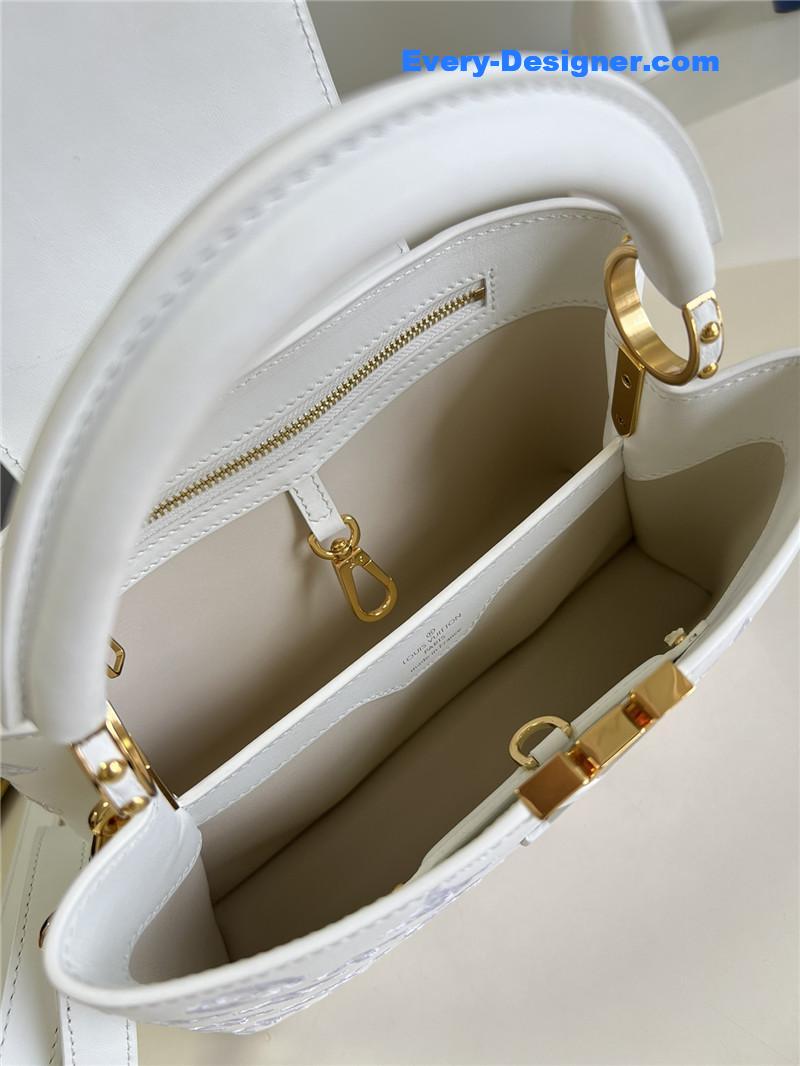 louis vuitton lv  capucines BB embroidery bag