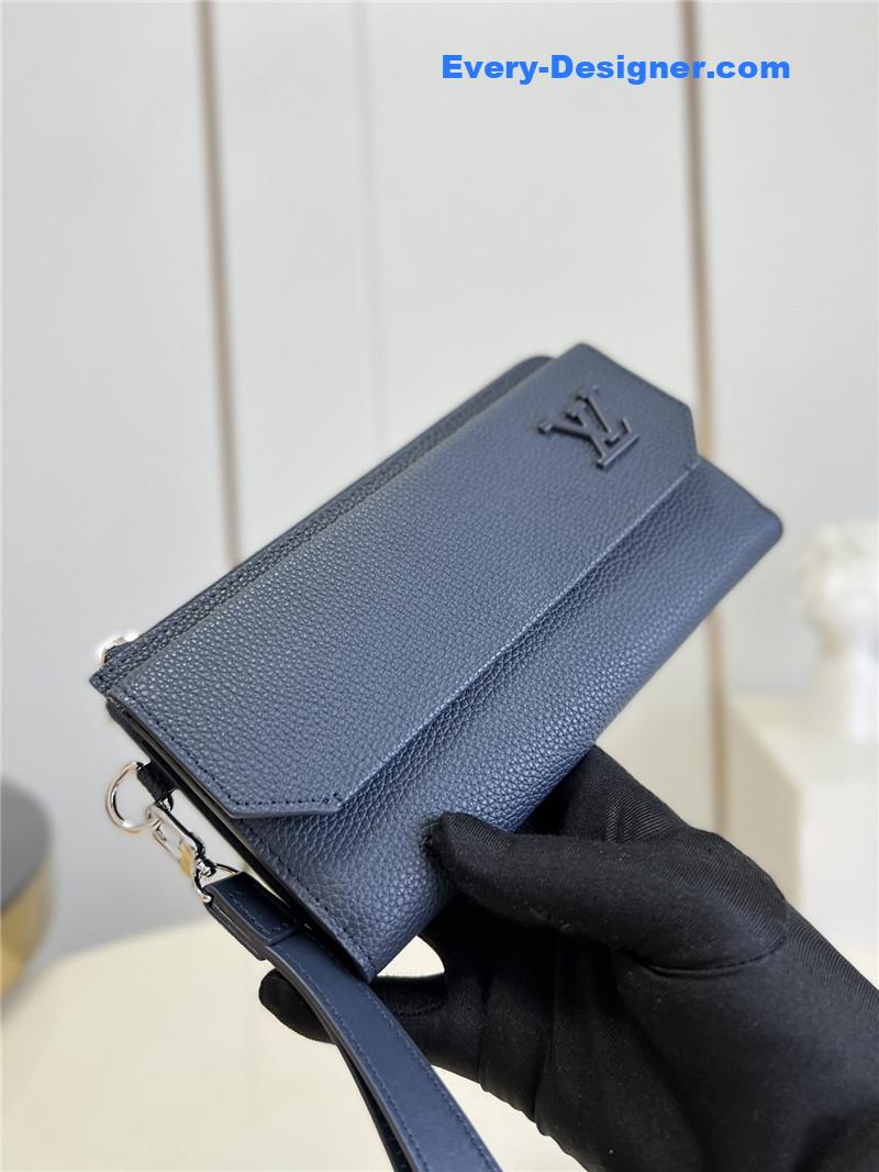 louis vuitton LV aerogram long wallet