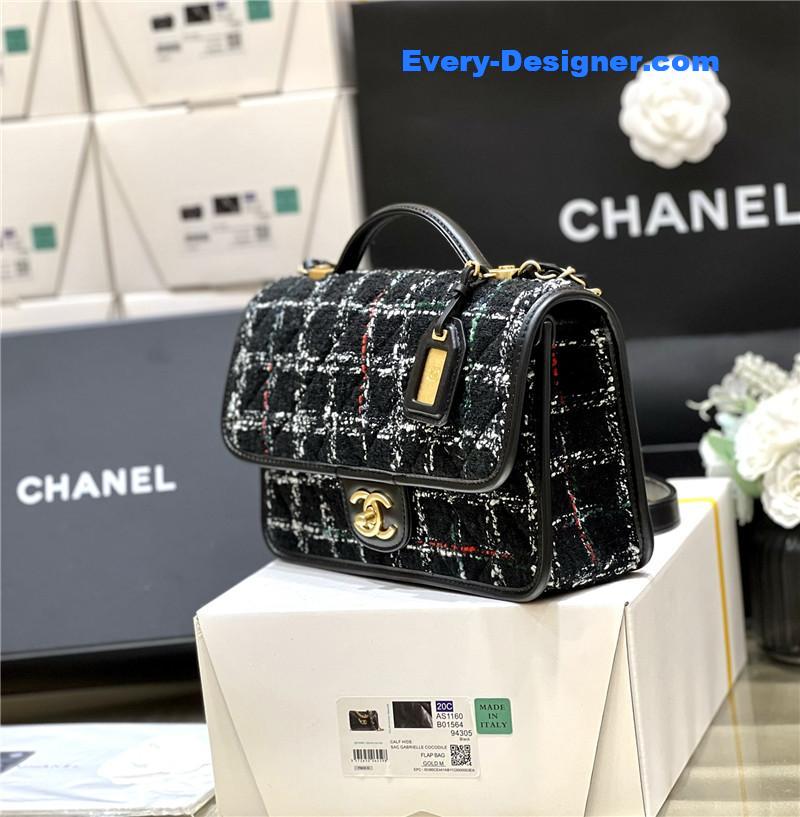 Ch**el woolen messenger bag