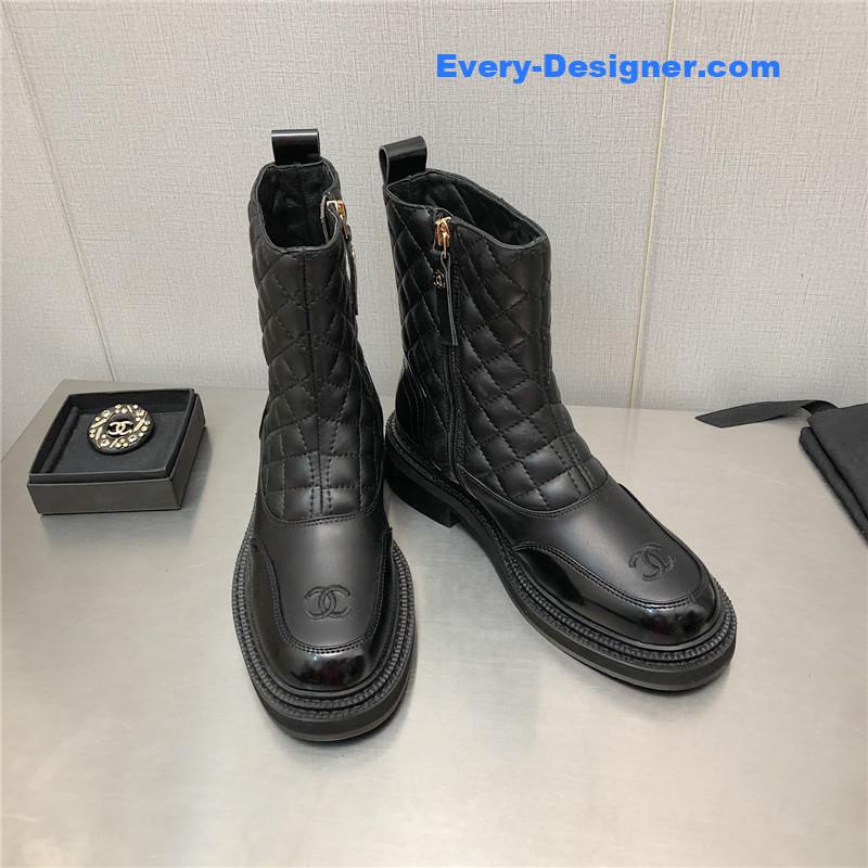 CC classic c embroidery ankle boots