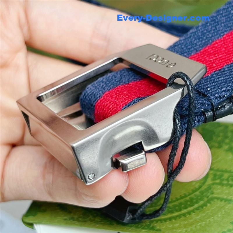 Gvc*1 webbing belt with rectangular buckle