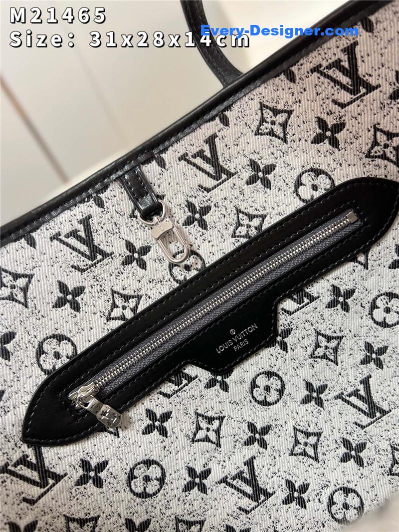 louis vuitton neverfull pm denim shopping bag