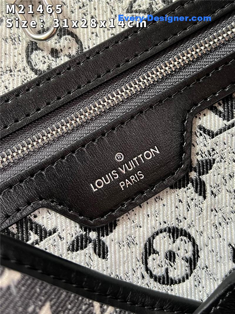 louis vuitton neverfull pm denim shopping bag